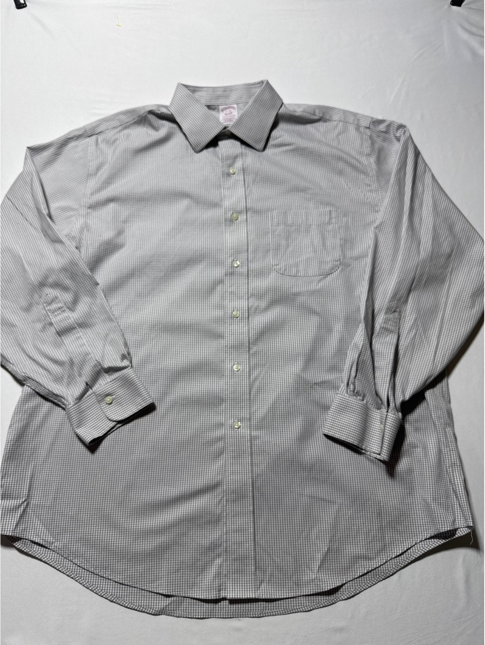 Brooks Brothers Traditional Non-Iron Stretch Dress Shirt 17-